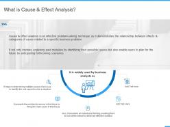 What is cause and effect analysis ppt powerpoint presentation professional smartart