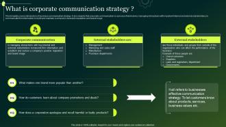 What Is Corporate Communication Strategy Crisis Communication