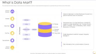What Is Data Mart Decision Support System DSS Ppt Slides Backgound