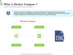What is docker compose introduction to dockers and containers ppt powerpoint presentation visuals