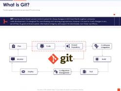 What is git support for distributed version ppt powerpoint presentation introduction
