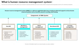 What Is Human Resource Management System Ppt Microsoft