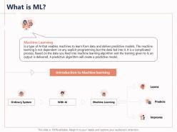 What is ml process output powerpoint presentation maker