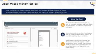 What is mobile friendly test tool and how to use it edu ppt