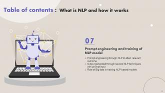 What Is NLP And How It Works Powerpoint Presentation Slides AI CD V Visual