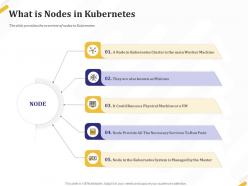 What is nodes in kubernetes physical ppt powerpoint presentation gallery layout ideas