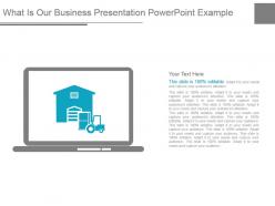 What is our business presentation powerpoint example