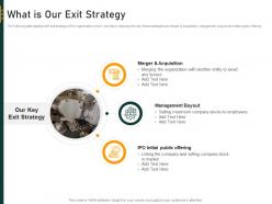 What is our exit strategy virtual reality industry investor funding elevator
