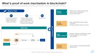 What Is Proof Of Work Mechanism In Blockchain Consensus Mechanisms In Blockchain BCT SS V