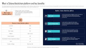 What Is Solana Blockchain Platform And Key Benefits Comprehensive Evaluation BCT SS