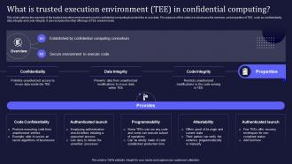 What Is Trusted Execution Environment Tee In Confidential Computing