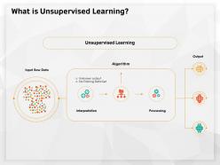 What is unsupervised learning training data ppt powerpoint presentation styles vector