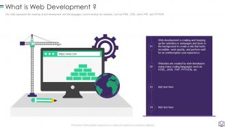 What Is Web Development Ppt Outline Background
