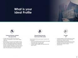 What is your ideal profile ppt powerpoint presentation inspiration samples