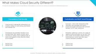 What Makes Cloud Security Different Cloud Information Security