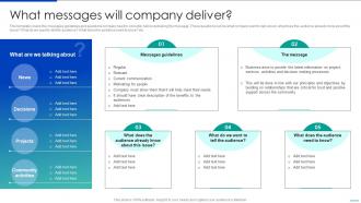 What Messages Will Company Deliver Corporate Communication Strategy