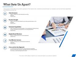 What sets us apart practical m1686 ppt powerpoint presentation pictures graphics download