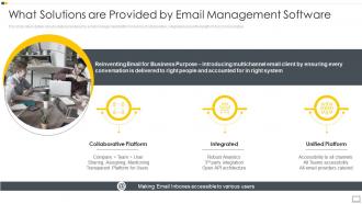 What Solutions Are Provided By Email Management Software Ppt Gallery Portrait