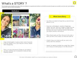 Whats A Story Snapchat Investor Funding Elevator Pitch Deck