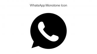 WhatsApp Monotone Icon
