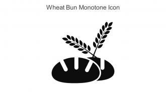 Wheat Bun Monotone Icon In Powerpoint Pptx Png And Editable Eps Format
