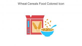 Wheat Cereals Food Colored Icon In Powerpoint Pptx Png And Editable Eps Format