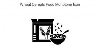Wheat Cereals Food Monotone Icon In Powerpoint Pptx Png And Editable Eps Format