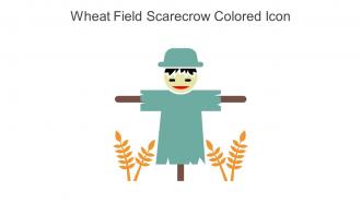 Wheat Field Scarecrow Colored Icon In Powerpoint Pptx Png And Editable Eps Format