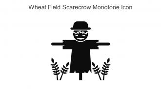 Wheat Field Scarecrow Monotone Icon In Powerpoint Pptx Png And Editable Eps Format