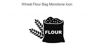 Wheat Flour Bag Monotone Icon In Powerpoint Pptx Png And Editable Eps Format