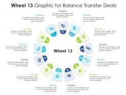 Wheel 13 graphic for balance transfer deals infographic template