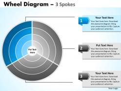 42383064 style cluster concentric 3 piece powerpoint template diagram graphic slide
