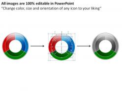 Wheel diagram 3 spokes ppt slides diagrams templates powerpoint info graphics