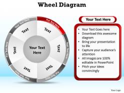 Wheel diagram ppt slides presentation 26