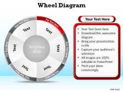 Wheel diagram ppt slides presentation diagrams templates powerpoint info graphics