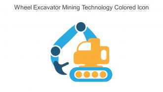 Wheel Excavator Mining Technology Colored Icon In Powerpoint Pptx Png And Editable Eps Format