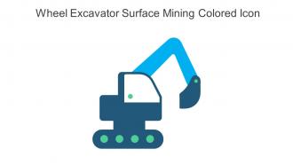 Wheel Excavator Surface Mining Colored Icon In Powerpoint Pptx Png And Editable Eps Format
