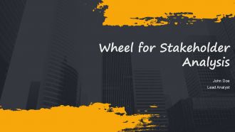 Wheel For Stakeholder Analysis PPT Example AT