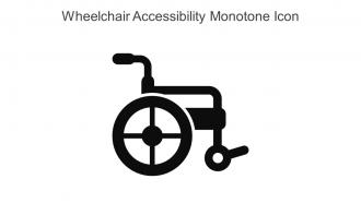 Wheelchair Accessibility Monotone Icon In Powerpoint Pptx Png And Editable Eps Format