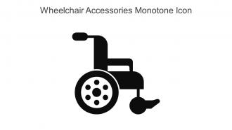 Wheelchair Accessories Monotone Icon In Powerpoint Pptx Png And Editable Eps Format