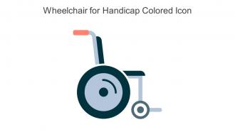 Wheelchair For Handicap Colored Icon In Powerpoint Pptx Png And Editable Eps Format