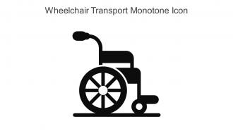 Wheelchair Transport Monotone Icon In Powerpoint Pptx Png And Editable Eps Format