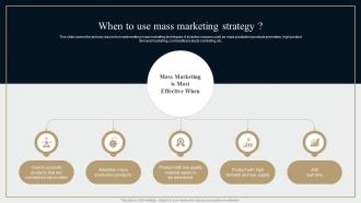 When To Use Mass Marketing Strategy Comprehensive Guide Strategies To Grow Business Mkt Ss