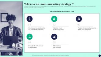When To Use Mass Marketing Strategy Detailed Guide To Mass Marketing MKT SS V