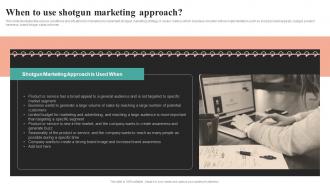 When To Use Shotgun Marketing Approach Comprehensive Summary Of Mass MKT SS V