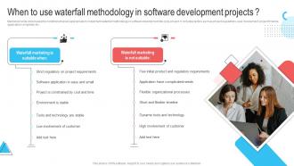 When To Use Waterfall Methodology In Software Development Waterfall Project Management