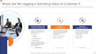 Where Are We Lagging In Delivering Value To Customers Optimize Business Core Operations
