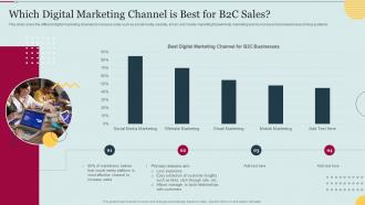 Which Digital Marketing Channel Is Best For B2c Sales E Marketing Approaches To Increase