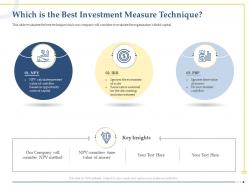 Which is the best investment measure technique time value ppt powerpoint backgrounds