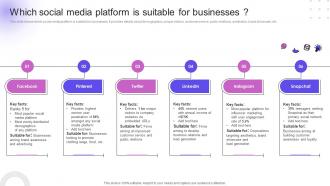 Which Social Media Platform Is Suitable For Businesses Utilizing Social Media Handles For Business